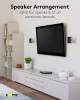 Goobay Basic Lautsprecher Wandhalterung universal, weiß -