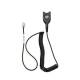EPOS CSTD 08 Headset cable EasyDisconnect to RJ-9male standard bottom cable
