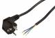 Schutzkontakt Netzkabel McPower mit blanken Enden, 3x 0,75mm², 2m, schwarz