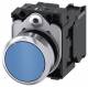 Siemens 3SU11500AB501BA0 push button 22mm round blue push button 1S