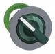 Schneider Electric ZB5FK1233C0 Schneider illuminated selector switch front, plastic, green, 2 positions