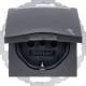Berker 47461606 socket outlet SCHUKO with hinged cover and labeling field B.1