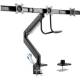 InLine® Desktop mount with lifter and USB3.2, movable, for 3 displays up to 68,6 cm ( 27 inch )