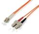 Equip 254323 Patchkabel LC→SC 3,00 m Multimode Duplex OM1 orange Polybeutel