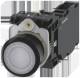 Siemens 3SU11020AB601FA0 pushbutton 22 mm round white button S+Ö AC/DC 24 V