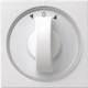 Gira 066627 cover pure white 0666 27, with knob for blind System55