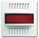 Busch Jaeger 2CKA001582A0399 BJ 1573 C-914 central disk signature field, cap red alpine white