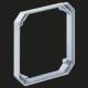 Kaiser 9908.68 Aufsatzrahmen zu UP Dose 115x115x13 mm