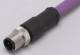 Ifm Electronic E12318 IFM Kabelstecker gerade M12 2p AC/DC halogenfrei Kontakte vergoldet