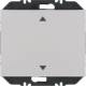 Berker 24117203 Wandsendermodul Enocean mit Wippe, mit Aufdruck Symbol Pfeile, K.5, alu