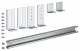 Hager UZ02C1 C-rail universN 2-field