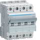 Hager NDN404 Leitungsschutzschalter 4polig 10kA/15kA D-4A 4M
