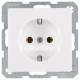 Berker 47436089 Steckdose SCHUKO Q.1 polarweiss samt