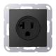 JUNG A521-20SWM A 521-20 SWM Steckdose US-Norm NEMA 20 A 125 V ~ Schraubklemmen ohne Krallen