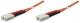 Intellinet 470032 Fiber Optic Fiber optic cable, duplex, multimode SC / SC, 50/125 micron, OM2, 5 m, orange