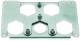 Harting 09400489909 Halterahmen Han 48HPR Halterung-bu 5x HC350