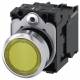 Siemens 3SU11520AB301BA0 push button illuminated 22mm round yellow button 1S AC/DC 24V
