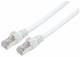 Intellinet 741422 Netzwerkkabel mit Cat6a-Stecker und Cat7-Rohkabel, S/FTP, 100% Kupfer, LS0H, 20 m, weiß