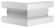 HAGER BR6517039016 TEH External corner made of basic professional top part 80mm in traffic white