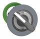 Schneider Electric ZB5FK1213C0 Schneider illuminated selector switch front, plastic, white, 2-position