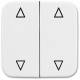 Busch Jaeger 2CKA001731A2023 BJ 2505JA/02-214 rocker solo alpine white KNX