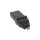 InLine® HDMI Adapter, HDMI A Buchse auf Micro HDMI D Stecker, flexibel, 4K2K