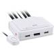 InLine® KVM Switch, 2-fach, USB-C+DP zu DisplayPort, 4K, Audio, integr. Kabel