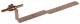 Dehn + Soehne 202017 Dehn roof conductor holder Cu , DEHNQUICK round wire cranked 6-10 mm