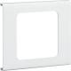 Hager L91209010 equipment panel 1 to BR-fold channel, L9120 9010 white cover track 100mm