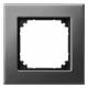 Merten 475114 475 114 M-PLAN metal frame, 1-gang, Rhodium