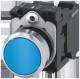 Siemens 3SU11500AB503BA0 Drucktaster 22 mm rund blau Druckknopf 1S