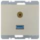 Berker 3315397004 USB/3.5mm audio socket K.5 painted stainless steel