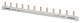 Siemens 5ST3764 Stiftsammelschiene, 1-ph. 10qmm, 56 Stifte, Isolation grau