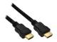 InLine HDMI HS Eth. St/St, b/w/gold, 0.5m