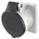 Mennekes 1792 32A 4P 7H 500V mounting socket TwinContact IP44