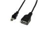 StarTech.com 1 ft Mini USB 2.0 Cable - USB A to Mini B F/M - Type A Female USB