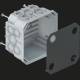 Kaiser 9909.01 UP Abzweigdose 115x115x76 mm