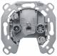 Berker 451510 Antennen-Steckdose 2 Loch TV, FM, 10dB Durchgangsdose