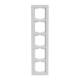 Busch Jaeger 2CKA001754A4347 1725-284 Abdeckrahmen 5fach Busch-axcent studioweiss