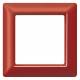 Jung AS581GLRT Rahmen 1fach 80,5x80,5mm Serie AS rot