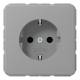 Jung CD1520GR SCHUKO socket outlet gray