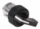 Schneider Electric ZB4BJ27 selector switch, 2 positions with detent knob long black