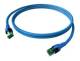 ZVK CP1OBABAB0030 EasyLan copper patch cable DualBoot Cat 6A shielded blue 3.0 m