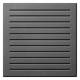 Merten MEG4450-0414 central plate for acoustic. Signal generator anthracite System M
