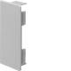 HAGER LF4009067035 End piece hfr for LF 40x90mm light grey