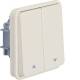 Hager WNA300B jalousie series switch insert 1p toggle
