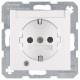 Berker 41108989 Steckdose SCHUKO mit Kontroll-LED und Beschriftungsfeld S.1