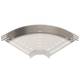 OBO Bettermann 6036628 RB 90 640 A2 Bogen 90° für Kabelrinne horizontal