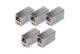 DIGITUS CAT 5e Modular Coupler shielded RJ45 to RJ45 5 pcs.