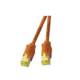 Patchkabel RJ45 CAT6A 500 MHz 2 m orange S-STP(S/FTP) ND-UC900+TM31